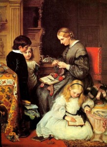 cope charles west Victorian Painter 1811 – 1890 5 stars phistars A Life Well Spent (1862)