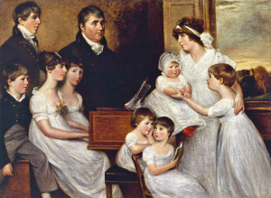 The Bridges Family 1804 by John Constable 1776-1837